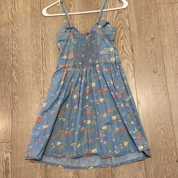 Tinseltown Blue Spaghetti Strap Sundress Mini - Picture 2 of 2